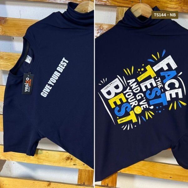 Men’s Back Print Baggy T-Shirt – Popcorn Fabric